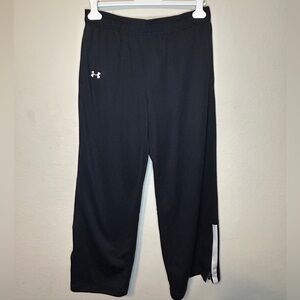 Under Armour Black Sweatpants with White Accent